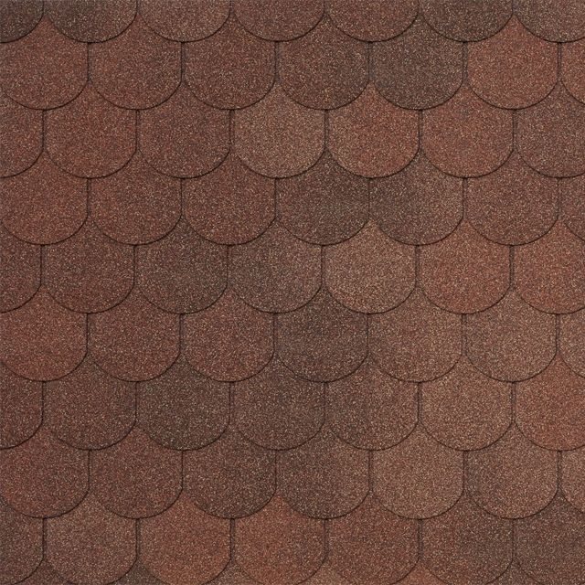 Мягкая кровля Тегола Комфорт Асизи Terracotta 420