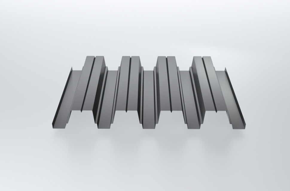 Профнастил Н75 SteelX оцинкованный