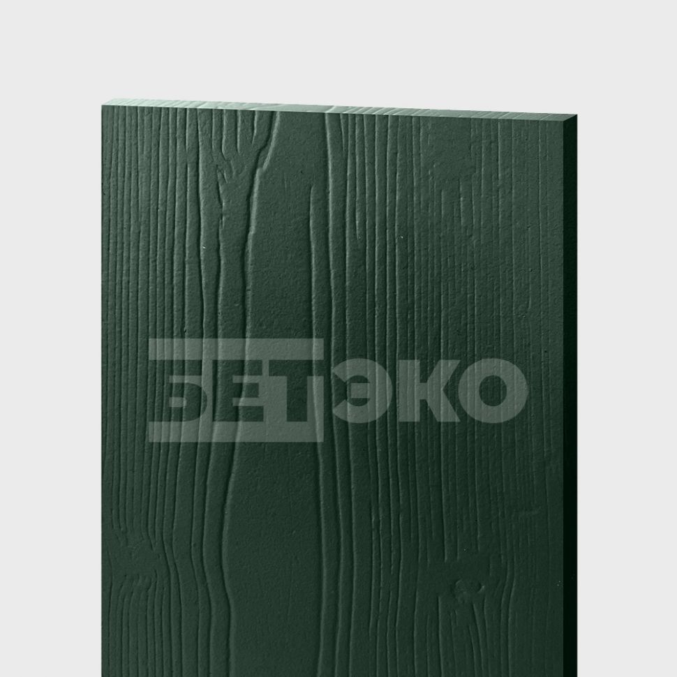 Фиброцементный сайдинг БЕТЭКО Вудстоун Темно зеленый 6009