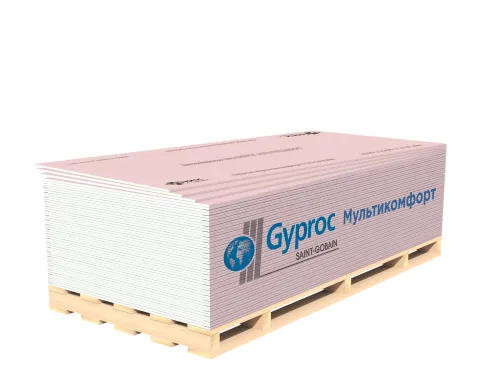 Гипсокартон Vetonit (Gyproc) ГСП Мультикомфорт 1200х12,5 мм