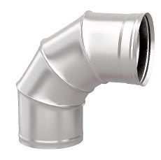 Дымоход Flue line Колено 90 град. одноконтурный