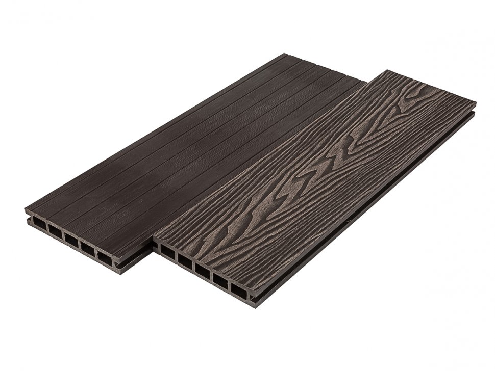 Террасная доска пустотелая Deckart Praktik New Венге