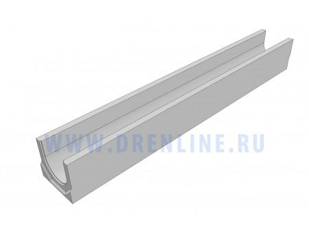 Лоток водоотводный Дренлайн бетонный Standart DN100 h190