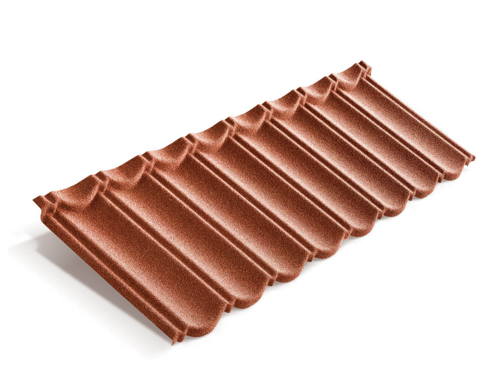 Композитная черепица Metrotile MetroBond Коралловый
