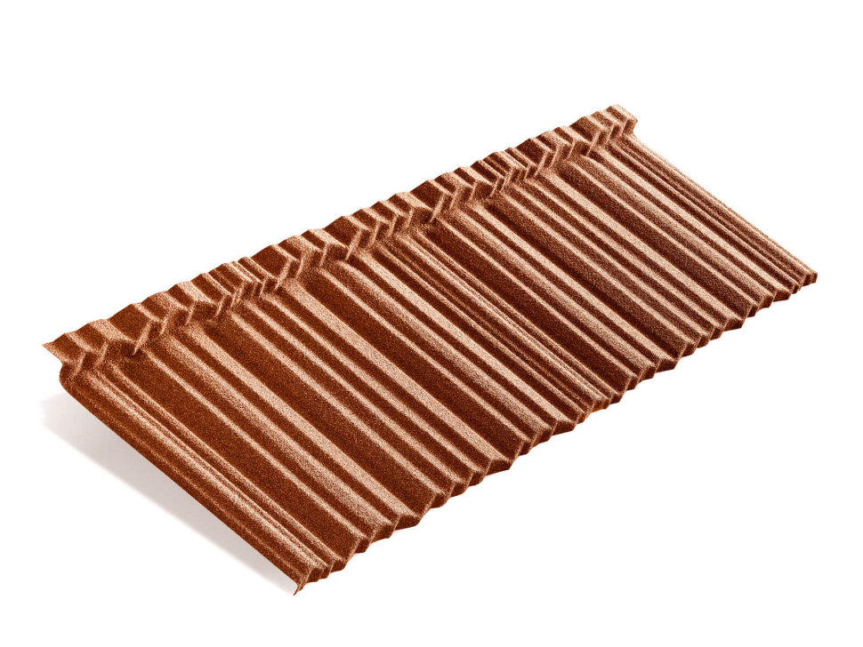 Композитная черепица Metrotile MetroShake II Коралловый