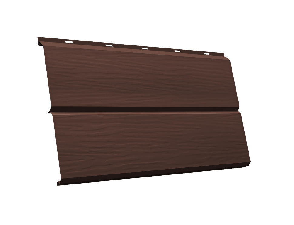 Металлический сайдинг Grand Line ЭкоБрус 3D Satin Matt