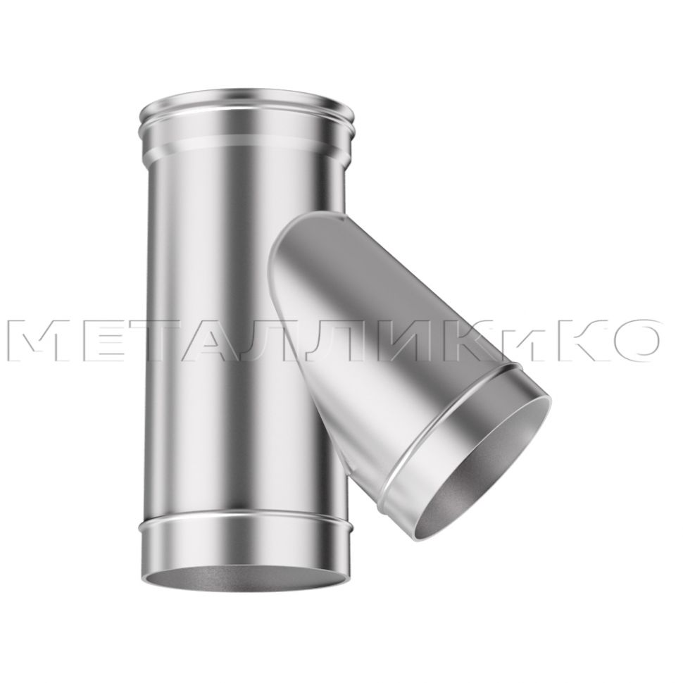 Дымоход Flue line Тройник 135 град. одноконтурный
