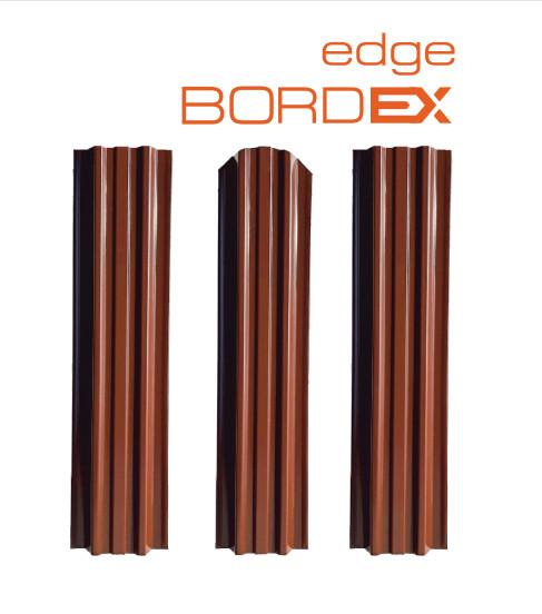 Штакетник SteelX полукруглый Bordex edge TIAR50